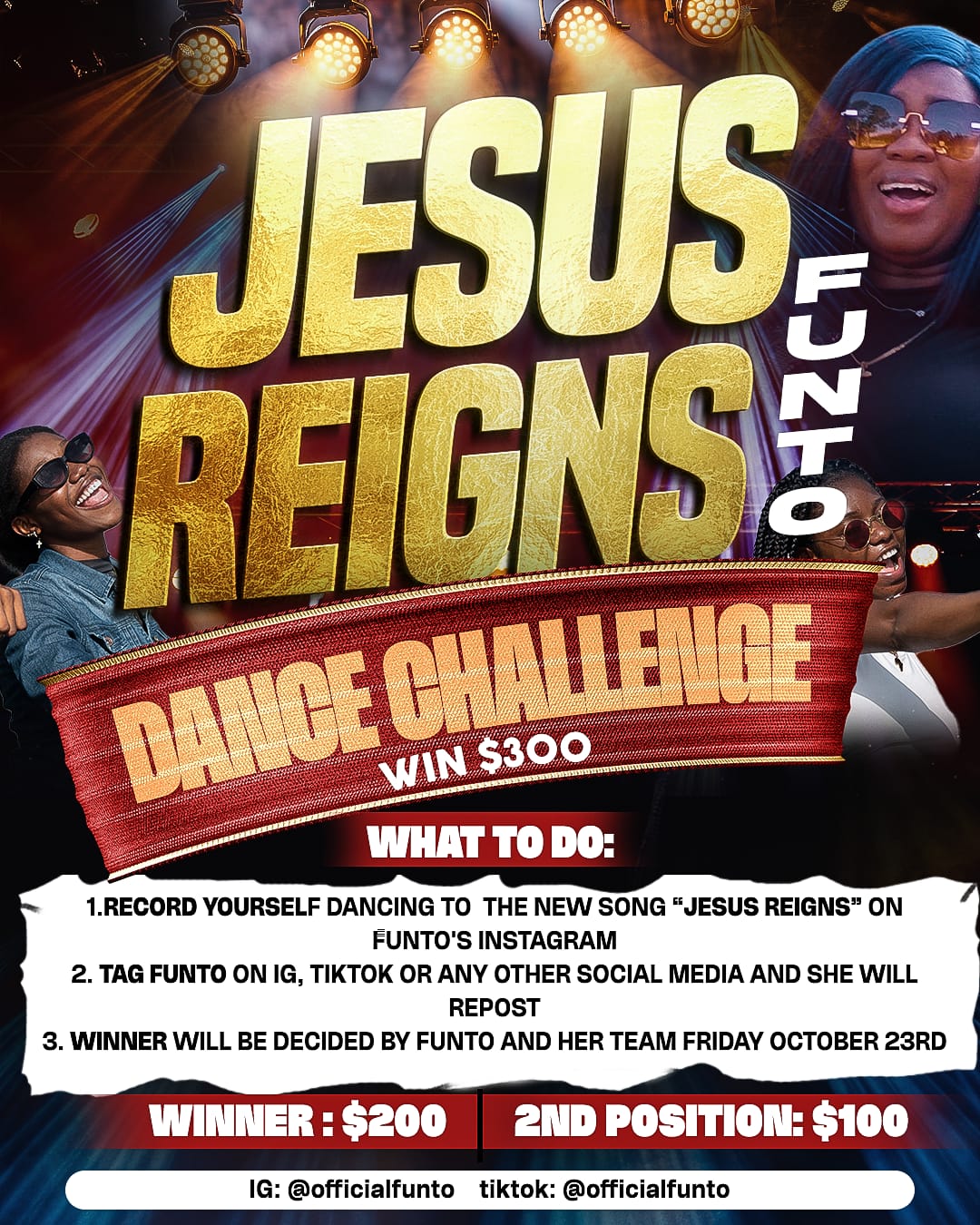  Spreading The Good News Through Dance: Funto’s ‘Jesus Reigns Dance Challenge’ Is Here!